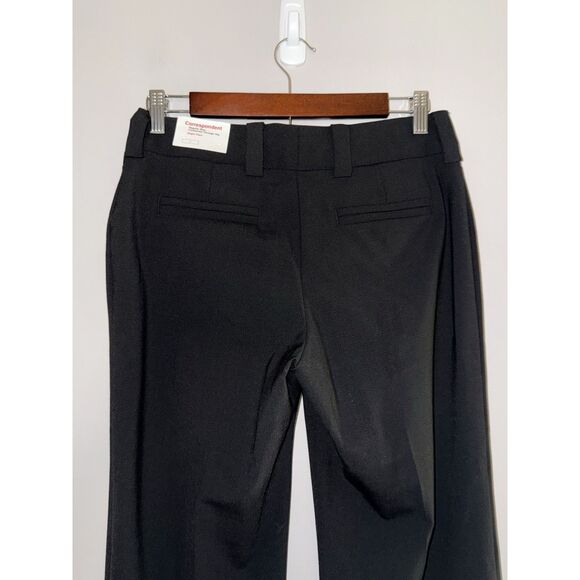 Express Correspondent Black Dress Pants Trouser Flare Office Classic Career Sz 2 - Picture 6 of 16